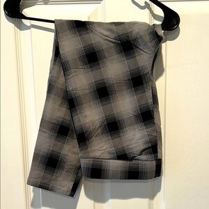 Torrid Plaid Gray Crop Leggings